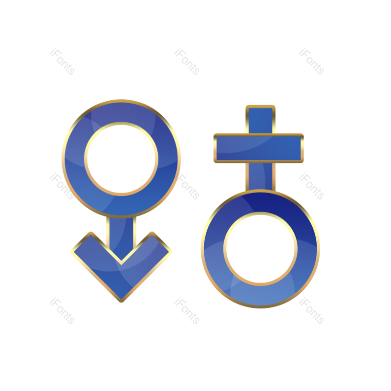 图标图片,洗手间元素,男女PNG,卫生间免抠素材